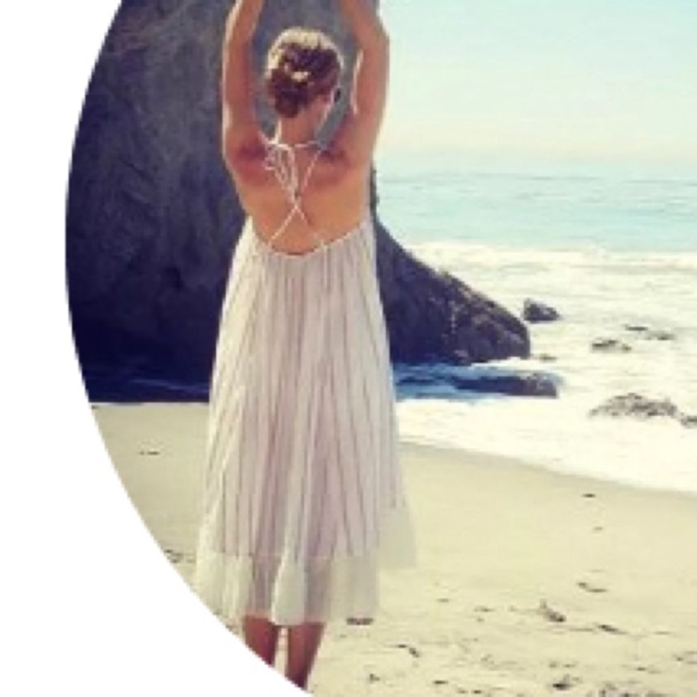 Free People Criss Cross Stripe Dress